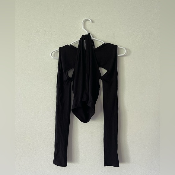 SHEIN Abstract Long Sleeve Top - Picture 2 of 2